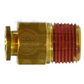 3/16" Push Lock X 1/8" MNPT Brass
