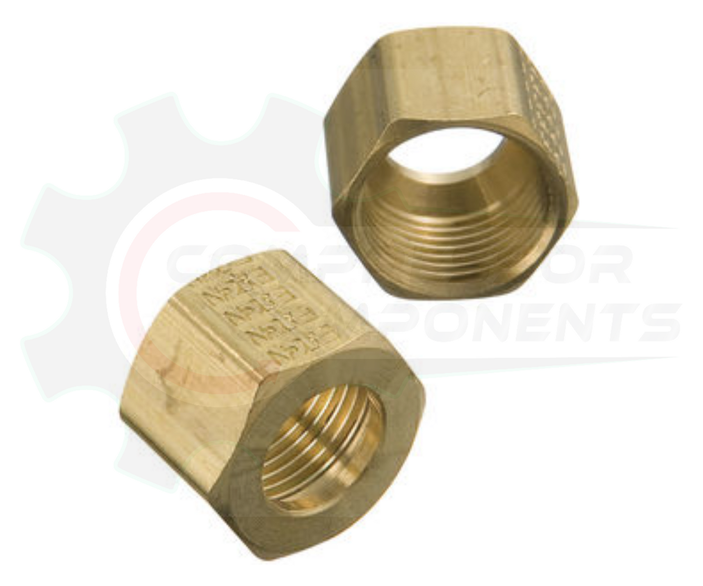 Brass Compression Nut 3/16" Tubing