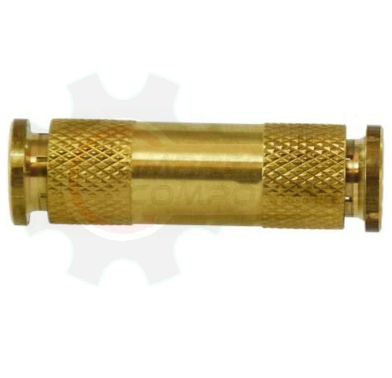 1/8" Brass Push Lock Union