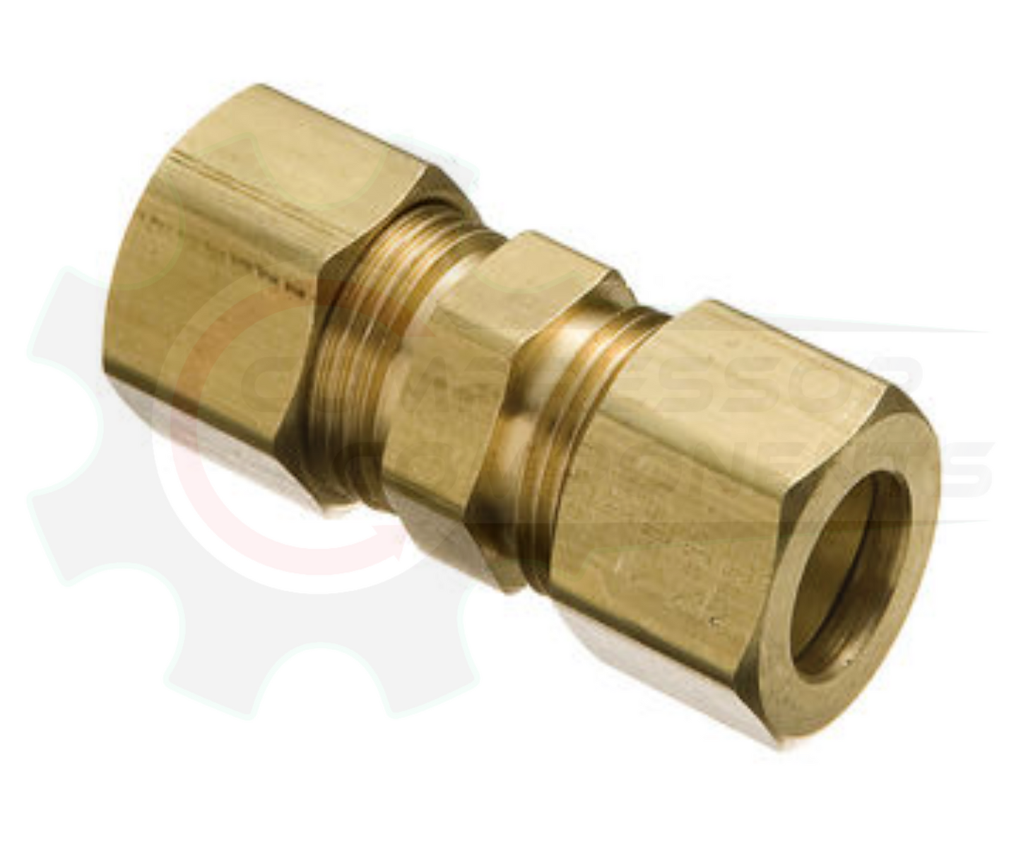 1/2" Brass Compression Union