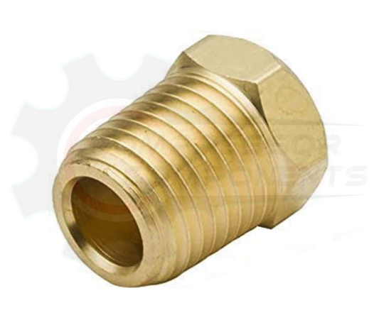 Brass Cored Hex Plug MNPT 1/8"