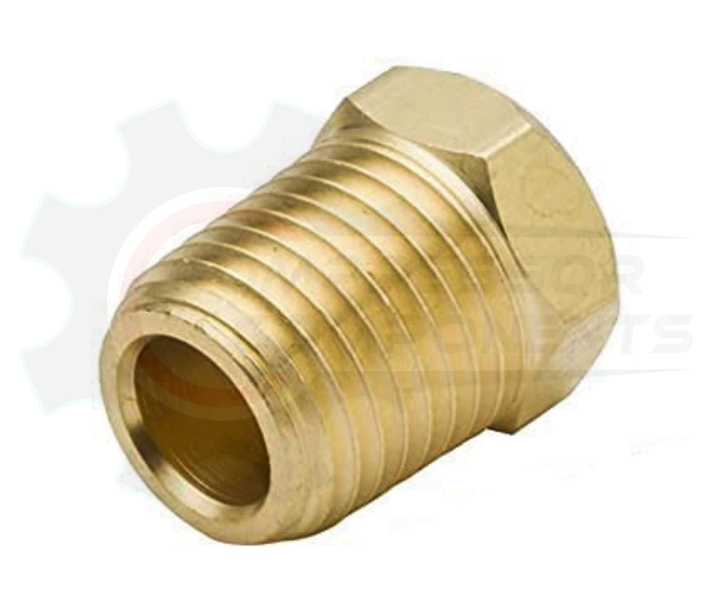 Brass Cored Hex Plug MNPT 3/8"