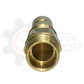DISCHARGE IN TANK CHECK VALVE 3/4" COMPRESSION INLET x 3/4" MNPT OUTLET W\ DOUBLE 1/8" FNPT UNLOADER PORTS
