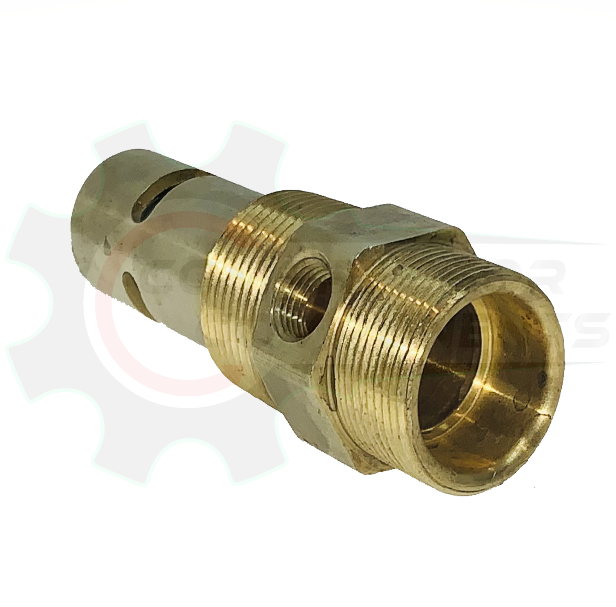DISCHARGE IN TANK CHECK VALVE 1/2" COMPRESSION INLET x 3/8" MNPT OUTLET W\ 1/8" FNPT UNLOADER PORT