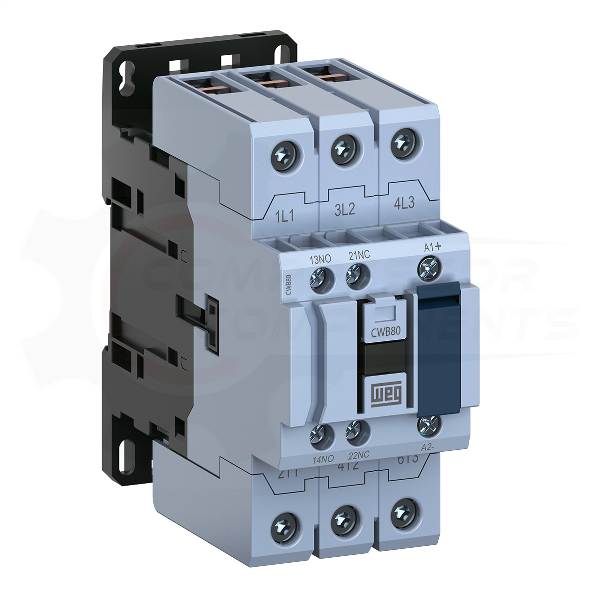 WEG CWB80-11-30D39 / 80 AMP CONTACTOR 480 VAC COIL