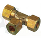 1/2" Brass Compression Equal Tee