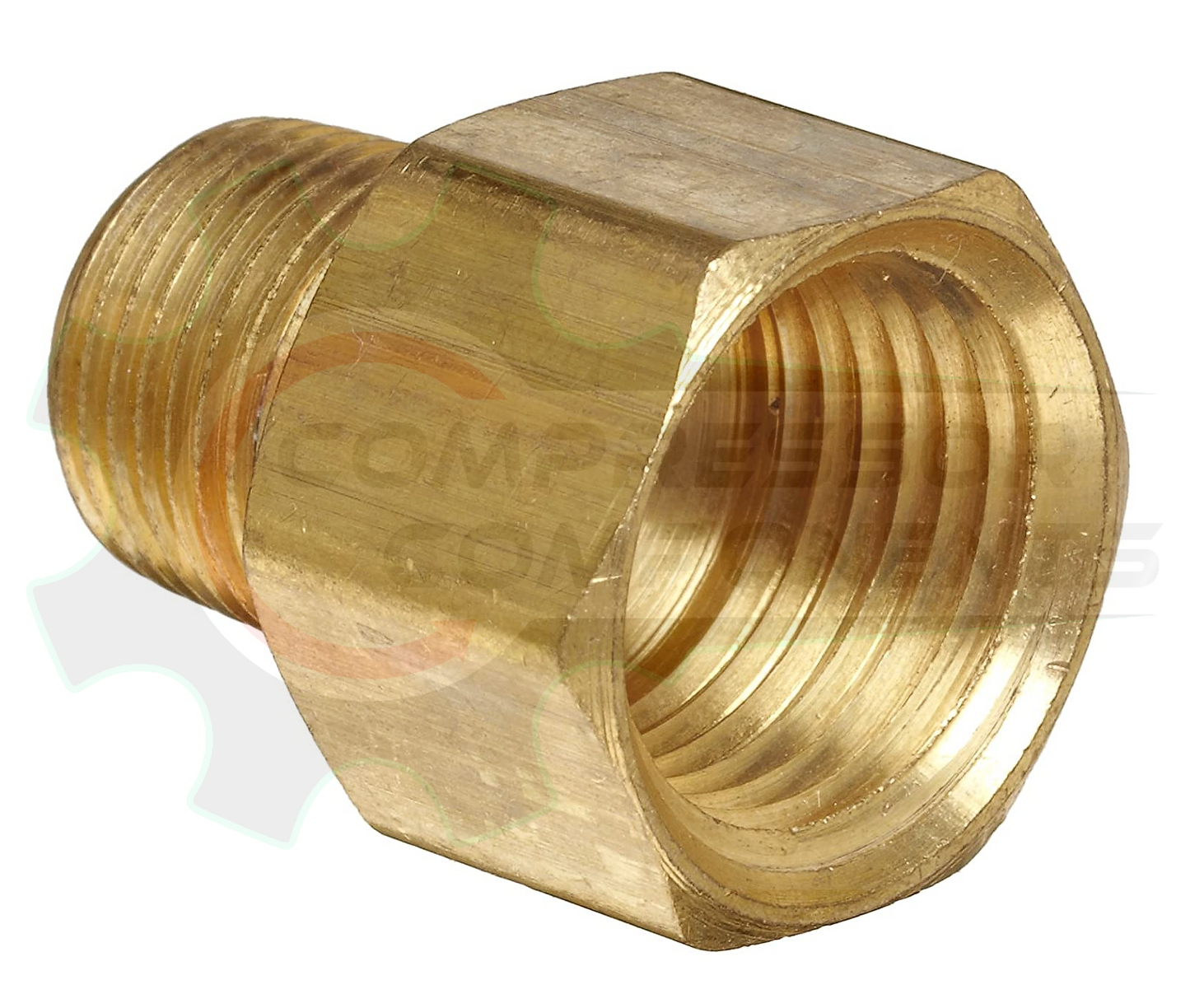 Brass Extender Adapter FNPT X MNPT 1/4" X 1/4"