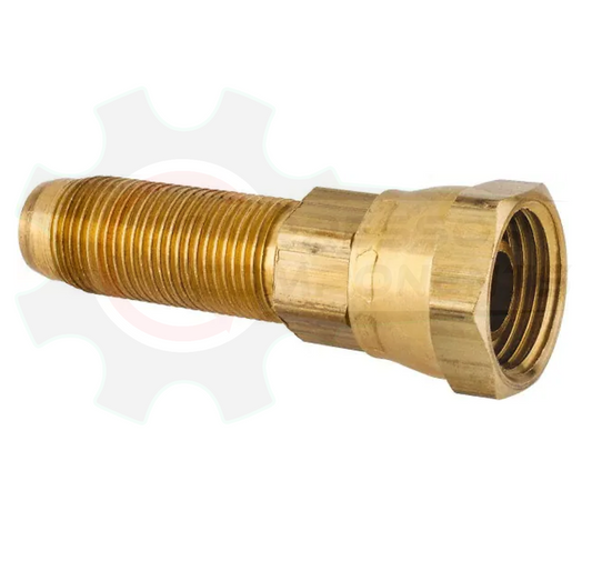 Reusable Female Swivel Stem 3/8" - 18 FNPSM X 3/8" Hose ID