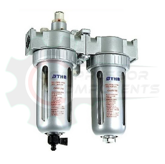 THB FLM-864 COALESCING FILTER & DRYER COMBO - 1/2" FNPT WITH 0.01 MICRON FILTER