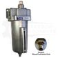 THB FM764 COALESCING FILTER - 1/2" FNPT INDUSTRIAL GRADE WITH 0.01 MICRON 140 CFM FILTER WITH MANUAL DRAIN
