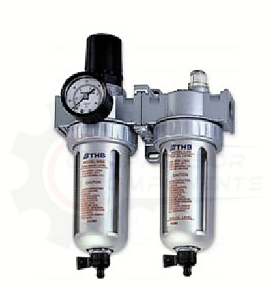 Particulate Filter / Regulator Piggy Back and Coalescing Filters Combination