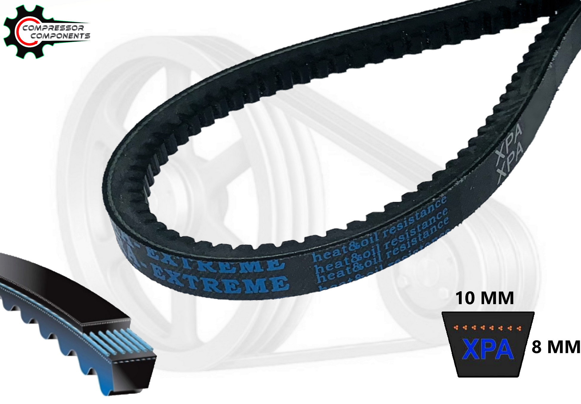 XPA-1800 - D&D Dura Extreme Metric Cogged V-Belts – Compressor Components