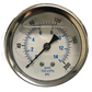 PIC 0-200 PSI BACK MOUNT LIQUID FILLED PRESSURE GAUGE 2" DIAL 1/4" MNPT