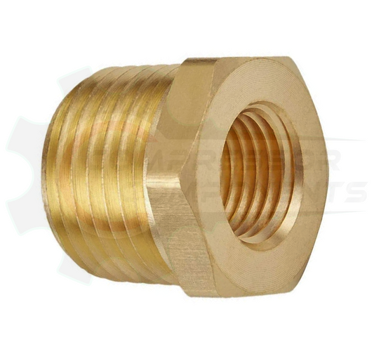 Brass Hex Bushing MNPT X FNPT 1" x 1/4"