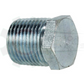 STEEL HEX HEAD PIPE PLUG 3/8" MNPT