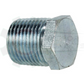 STEEL HEX HEAD PIPE PLUG 1-1/2" MNPT