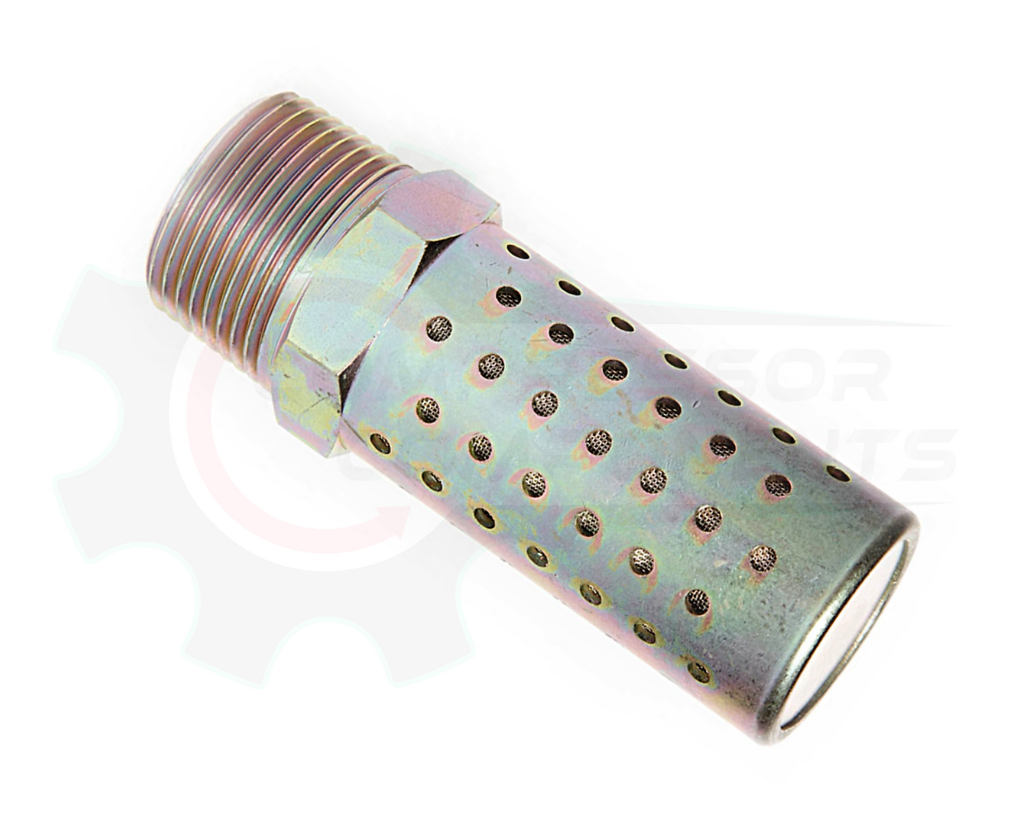 Steel High Flow Muffler MNPT 3/8"