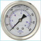 PIC 0-400 PSI BACK MOUNT LIQUID FILLED PRESSURE GAUGE 2" DIAL 1/4" MNPT