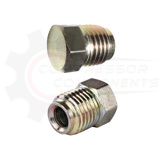 5/16" Inverted Flare Steel Plug
