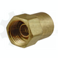 BRASS 1/4" INVERTED FLARE X 1/4" FNPT ADAPTER