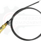 CONRADER SUPER HEAVY DUTY THROTTLE CONTROL UNLOADER CABLE / BULLWHIP - 1/4" COMPRESSION REAR INLET / 12-60 INCHS LONG