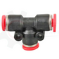 4mm Composite Body Push Lock Metric Equal Tee