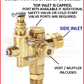 CONRADER PILOTED UNLOADER CHECK VALVES NG Series - 1/2" COMPRESSION SIDE INLET x 3/4" MNPT OUTLET