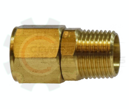 Brass Swivel Adapter FNPT X MNPT 3/8" x 3/8"