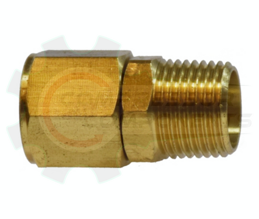 Brass Swivel Adapter FNPT X MNPT 1/4" X 1/4"