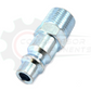 Industrial Steel Body Interchange Coupler Plug - 1/2" MNPT x 1/2" BODY