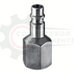 Industrial Steel Body Interchange Coupler Plug - 3/8" FNPT x 1/4" BODY