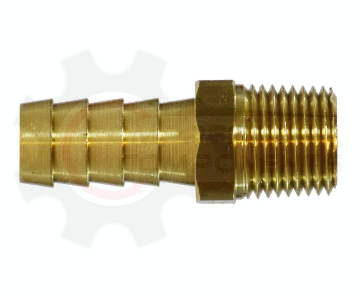 1/2" Hose Barb X 1/2" MNPT Brass