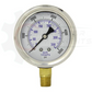 PIC 0-5000 PSI BOTTOM MOUNT LIQUID FILLED PRESSURE GAUGE 2.5" DIAL 1/4" MNPT