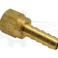 3/8" Hose Barb X 3/8" FNPT Swivel Brass
