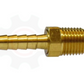 3/8" Swivel Hex Hose Barb X 1/4" MNPT Brass