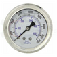 PIC 0-7500 PSI BACK MOUNT LIQUID FILLED PRESSURE GAUGE 2.5" DIAL 1/4" MNPT