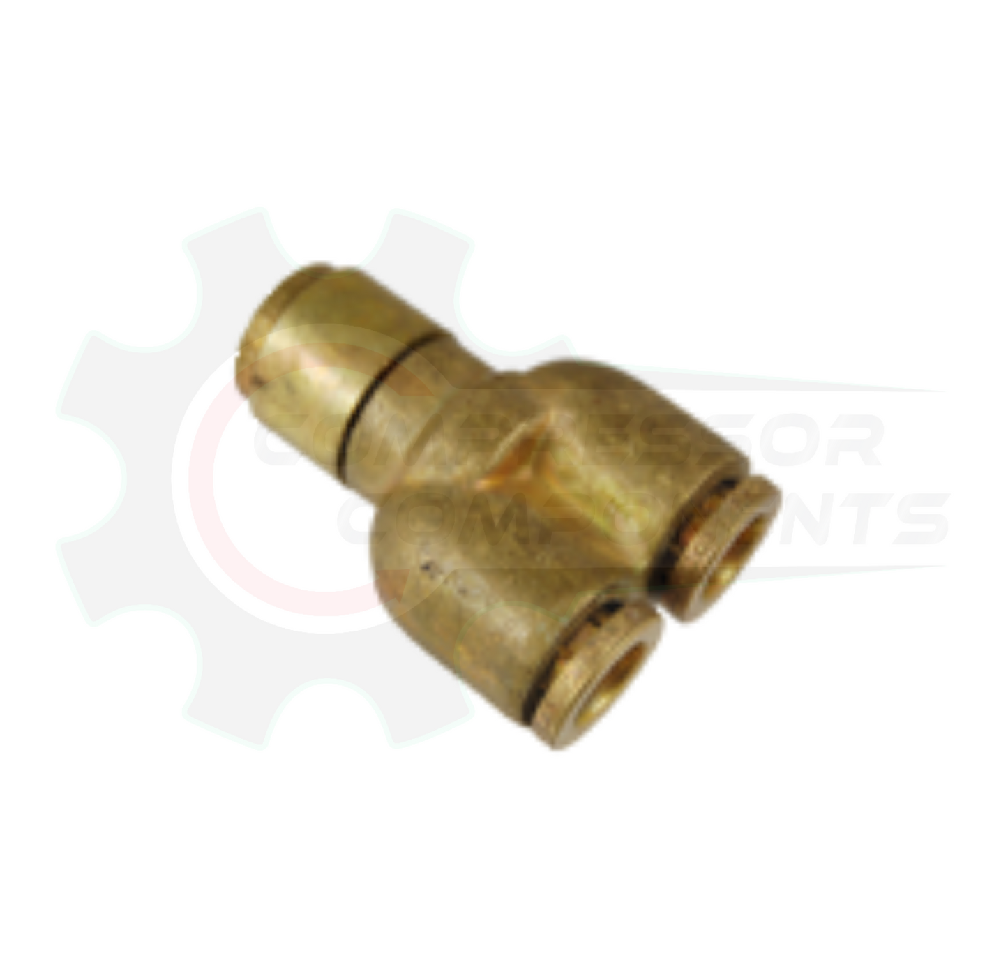 Brass Push Lock Y Union - 1/4" X 1/4"